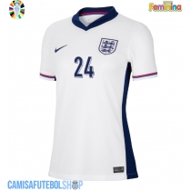 Camisa de time de futebol Inglaterra Cole Palmer #24 Replicas 1º Equipamento Feminina Europeu 2024 Manga Curta